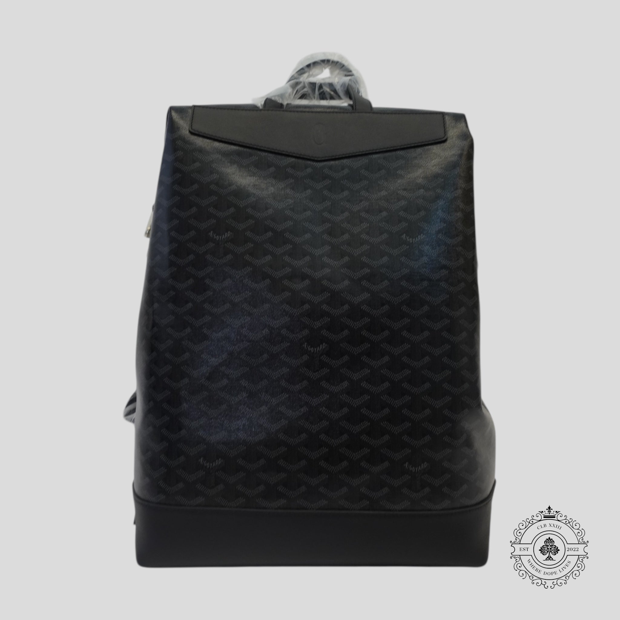 Goyard Jet Black Cisalpin Backpack
