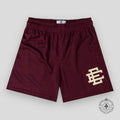 Eric Emanuel EE Basic Shorts in Maroon/Off-white