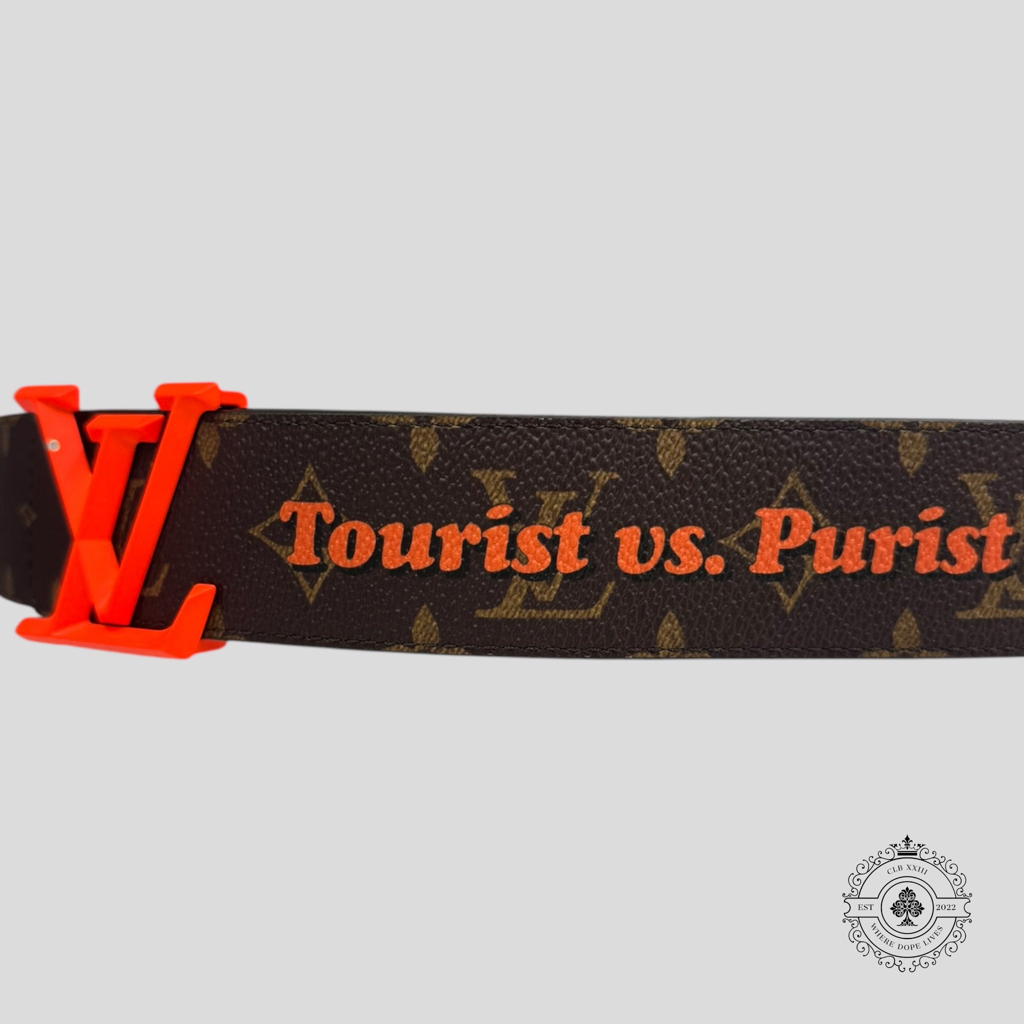 Louis Vuitton Pyramide Cities Chicago Exclusive Reversible Belt