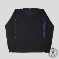Chrome Hearts Neck Logo Long Sleeve in Black/Blue