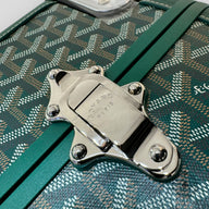 Goyard Bourget PM Trolley Travel Case in Green