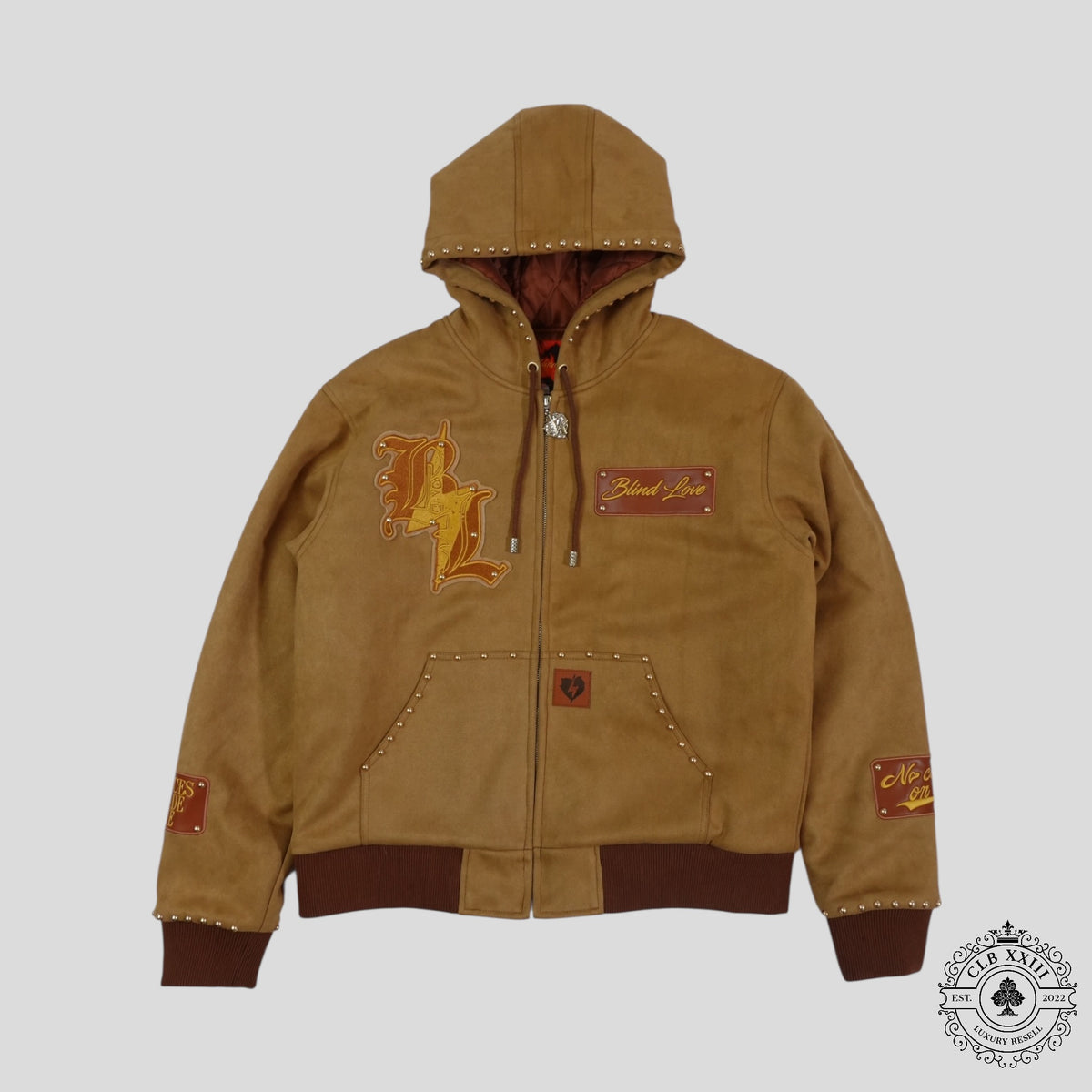 Blind Love Mahogany Suede Work Jacket