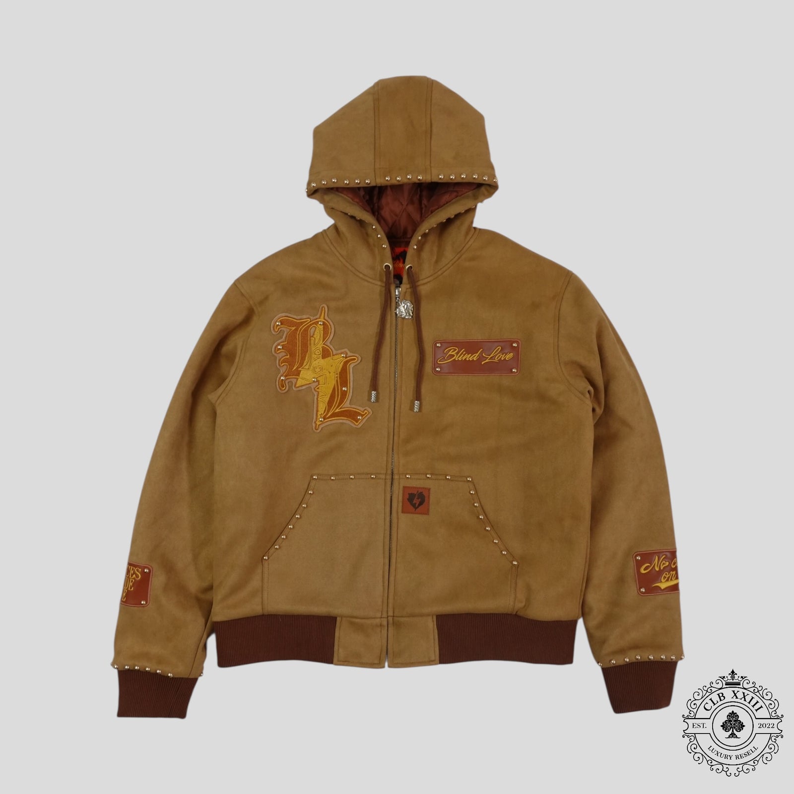 Blind Love Mahogany Suede Work Jacket