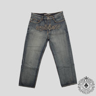 Sp5der Denim Work Pant in Blue Wash