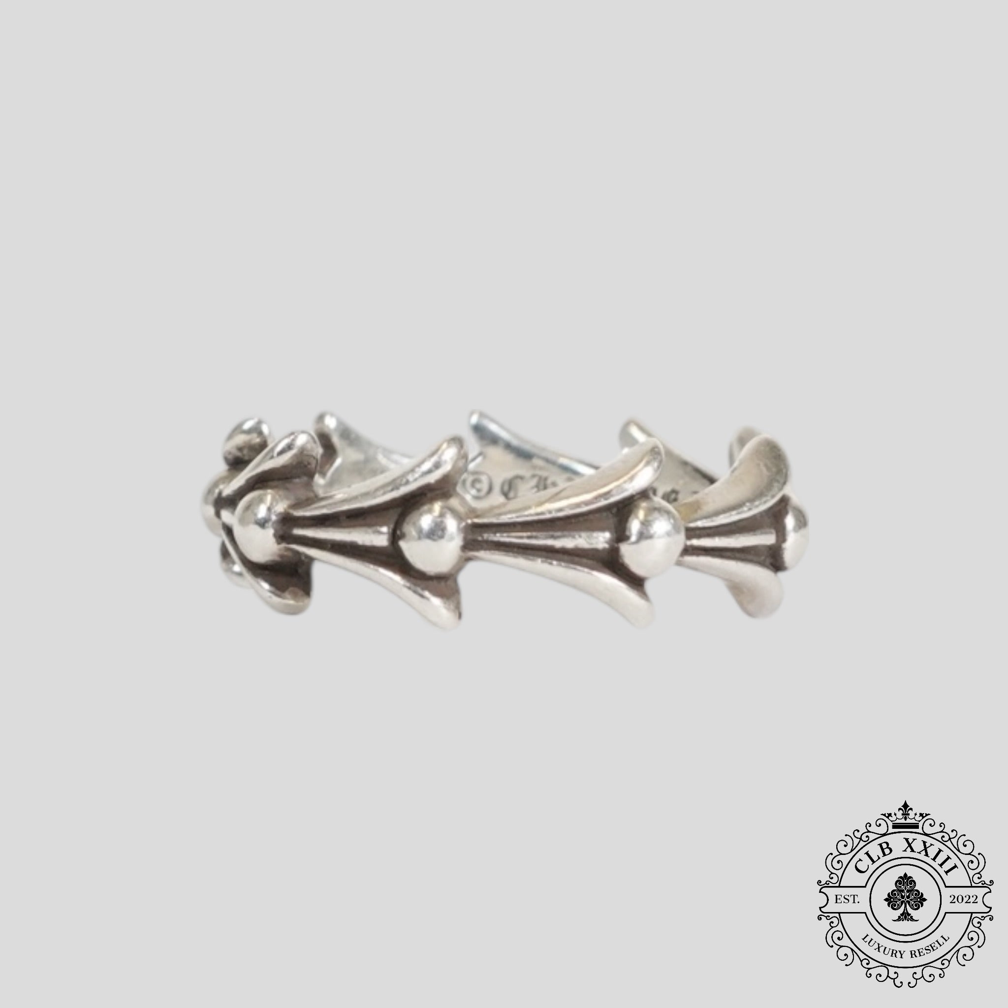Chrome Hearts Crosstail Ring in Silver