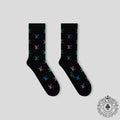 Louis Vuitton Blason Shading Socks in Black