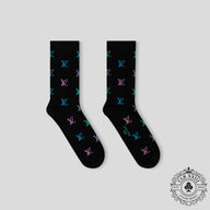 Louis Vuitton Blason Shading Socks in Black