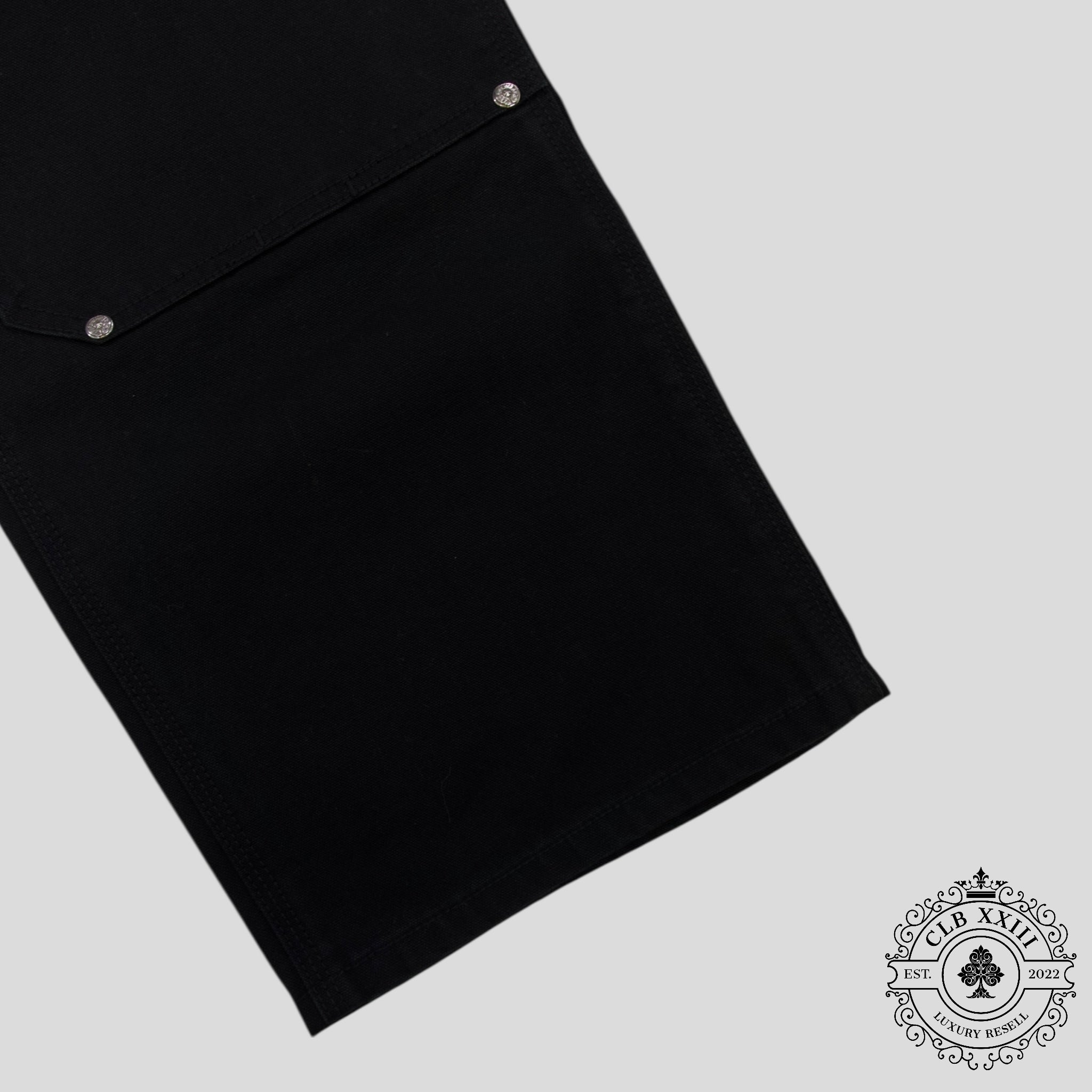 Chrome Hearts Double Knee Carpenter Pants in Black