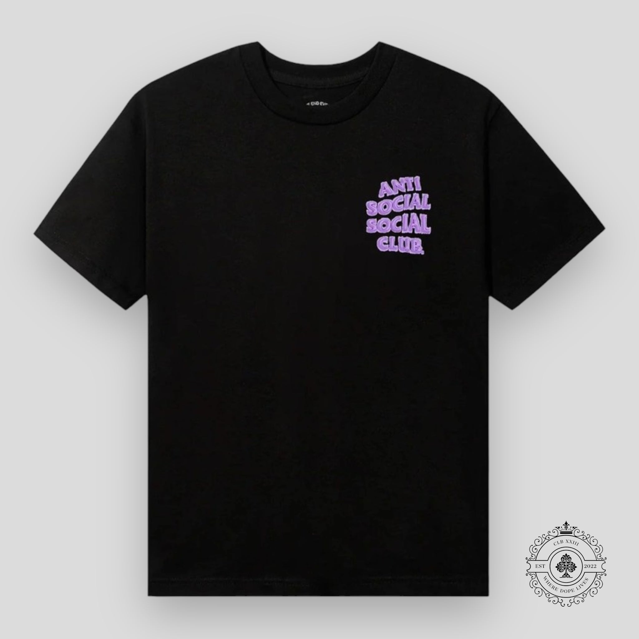 Anti Social Social Club Anthropomorphic 1 Tee in Black