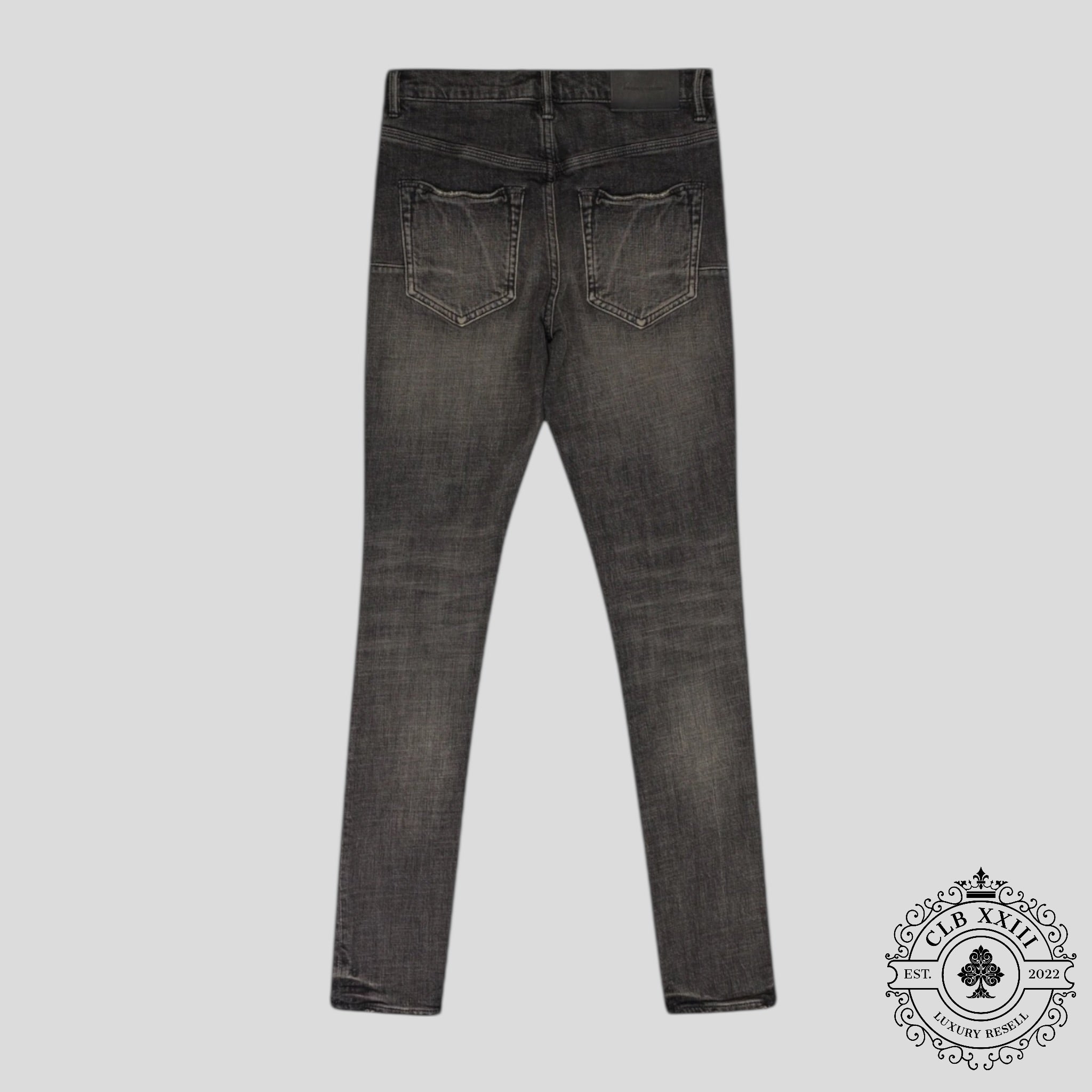 Purple Brand P002 Dirty Blowout Jeans in Grey