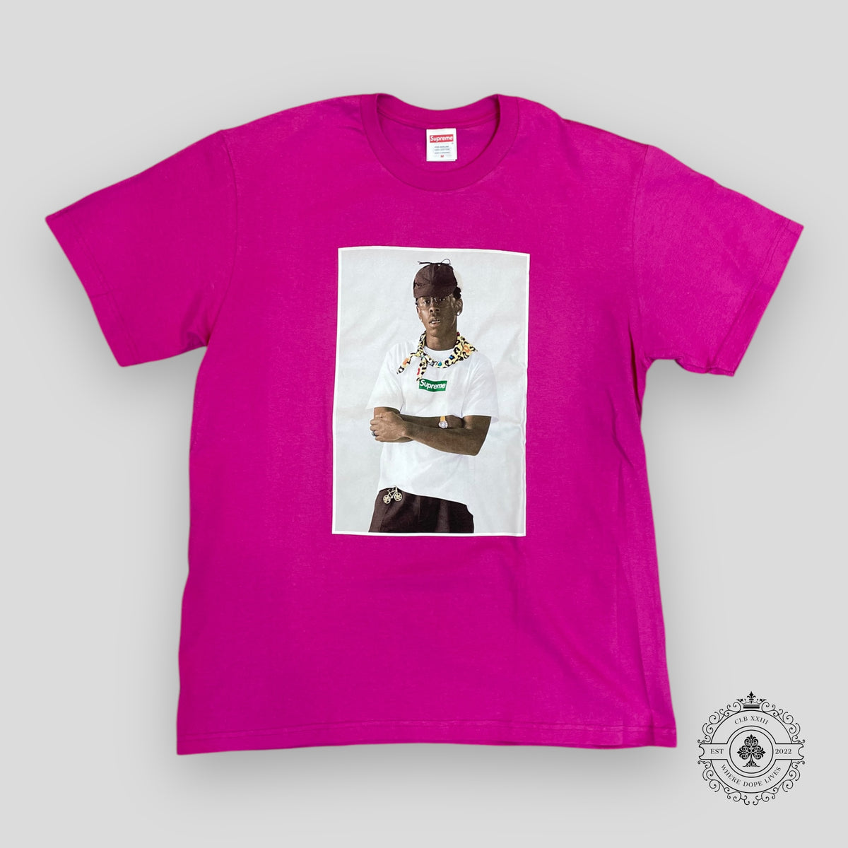 Supreme Tyler The Creator Tee in Pink