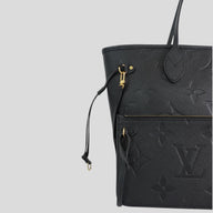 Louis Vuitton Empreinte Neverfull MM in Black