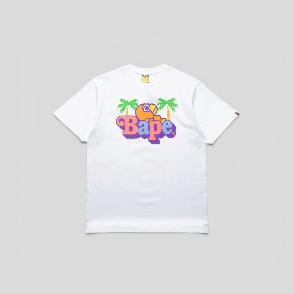 BAPE Colors Milo On Bape Summer Tee in White