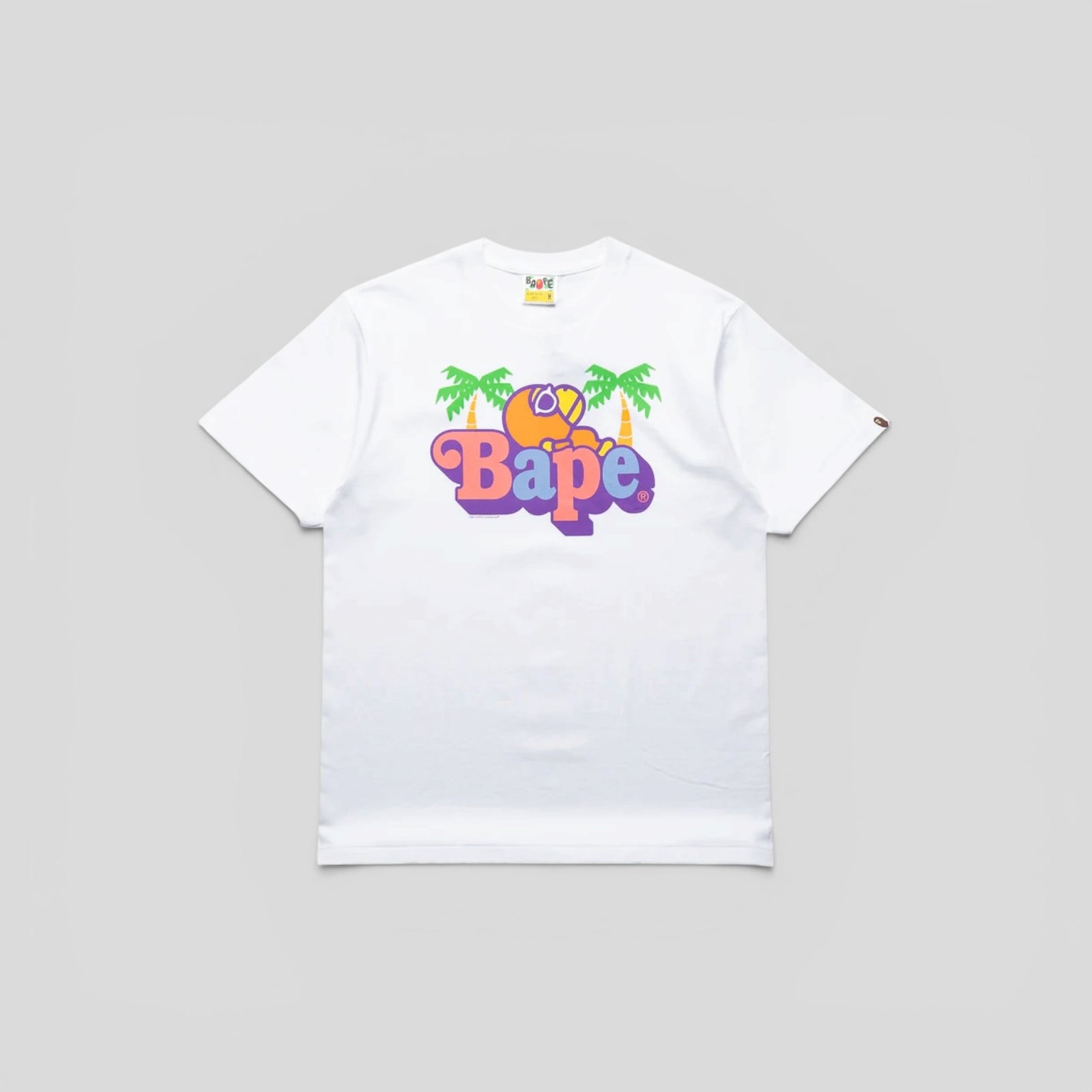 BAPE Colors Milo On Bape Summer Tee in White