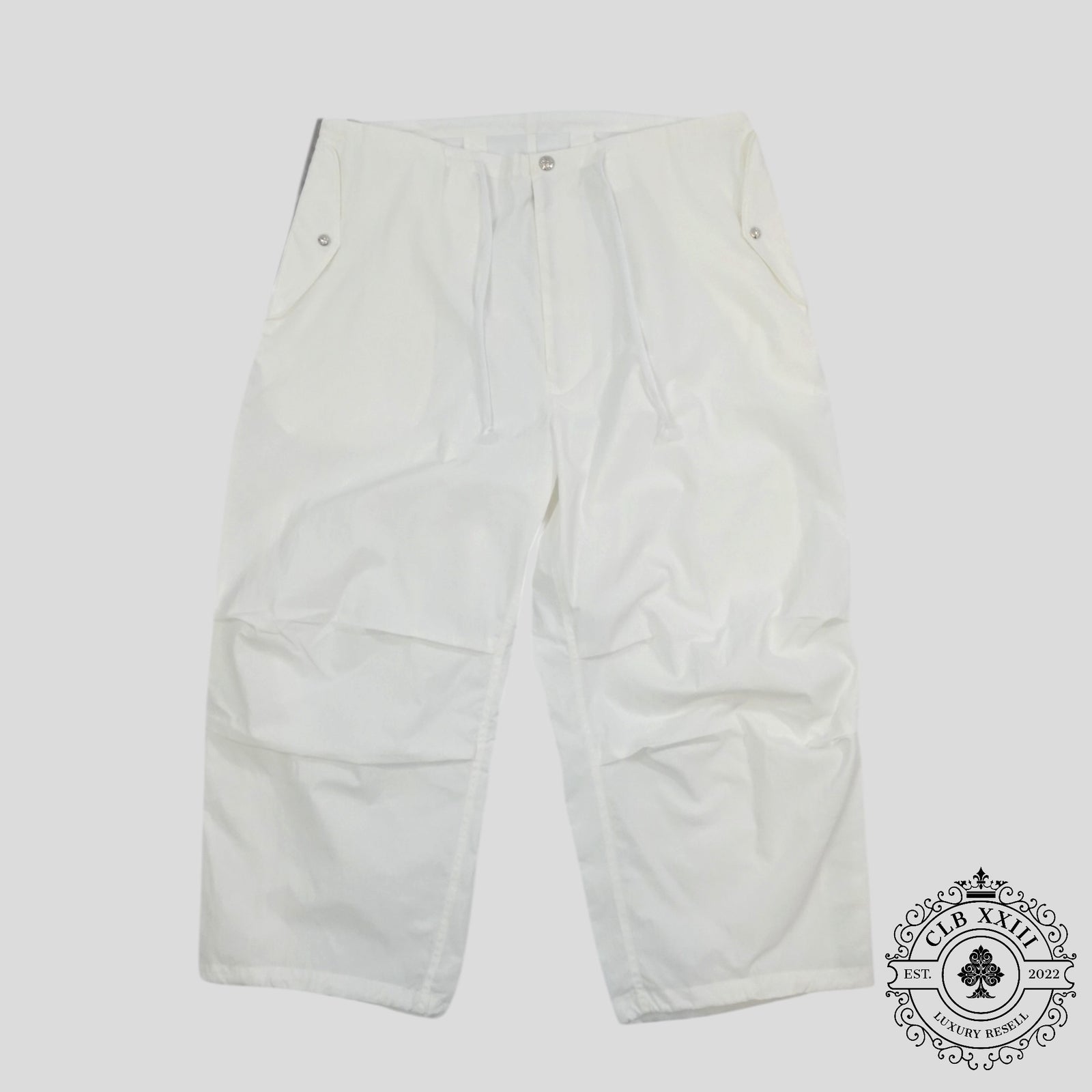 Chrome Hearts Parachute Pants in White