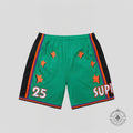Supreme All Star Basketball Shorts in Green