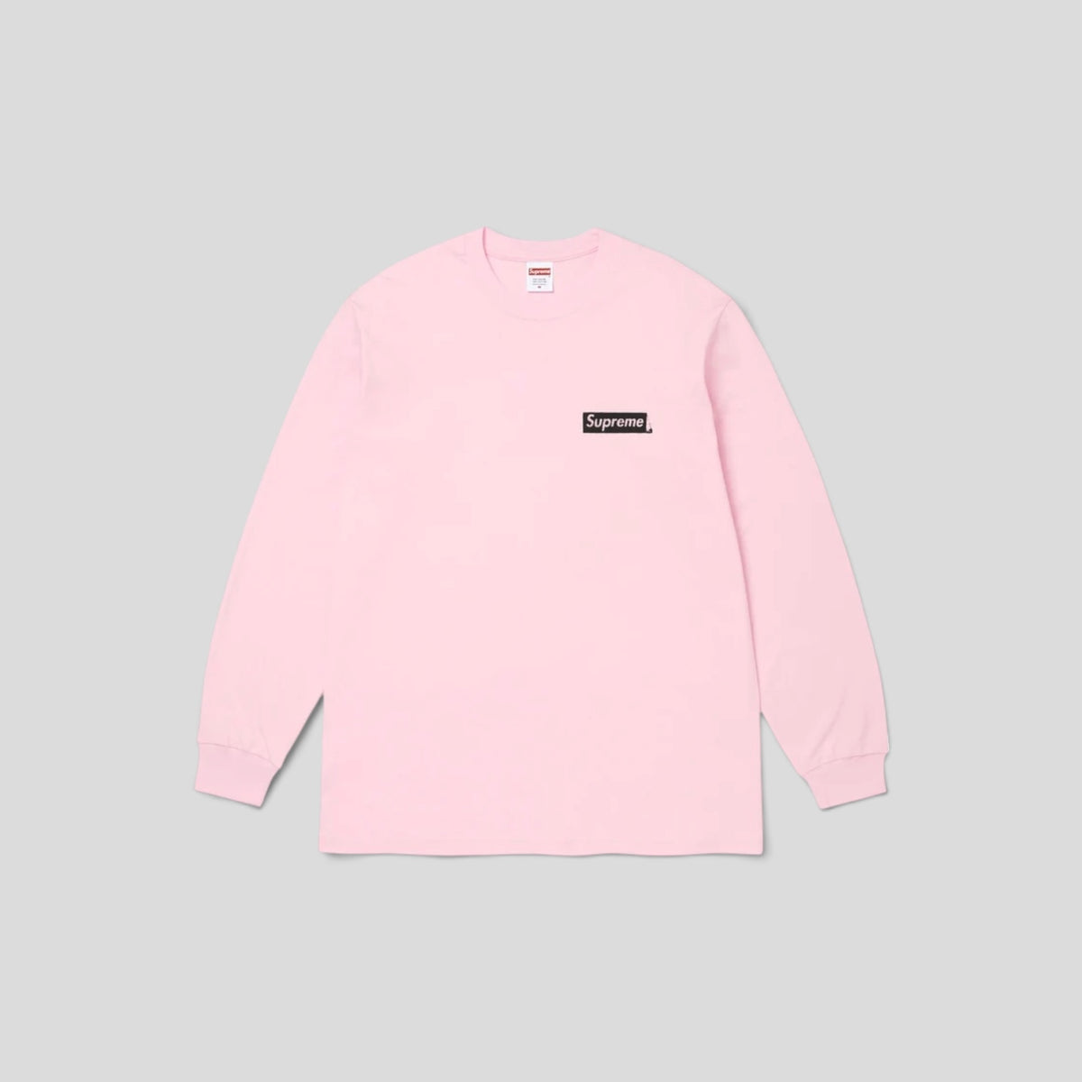 Supreme You Still Suck L/S Tee in Light Pink