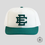 Eric Emanuel Basic Hat in Off White/Green