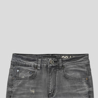 Serenede Fitted Denim Jeans in Grey Wash