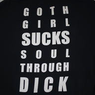 Enfants Riches Déprimés Goth Girl Sucks Soul Hoodie in Black