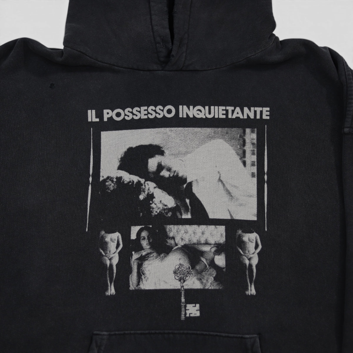 Enfants Riches Deprimes Il Possesso Hoodie in Light Antique Black