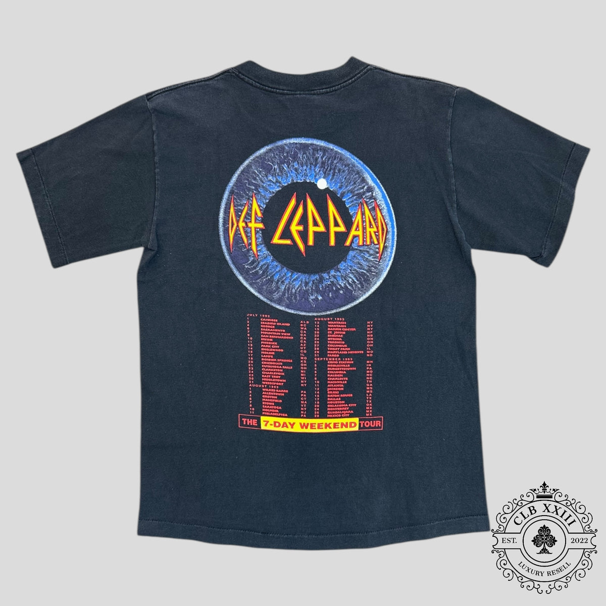 Def Leppard Vintage Adrenalize 1993 Tee in Black