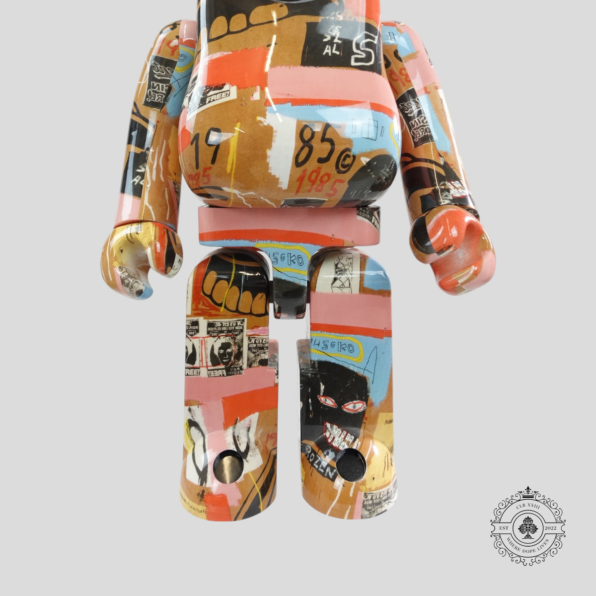 Bearbrick Andy Warhol x Jean-Michel Basquiat #2 1000%