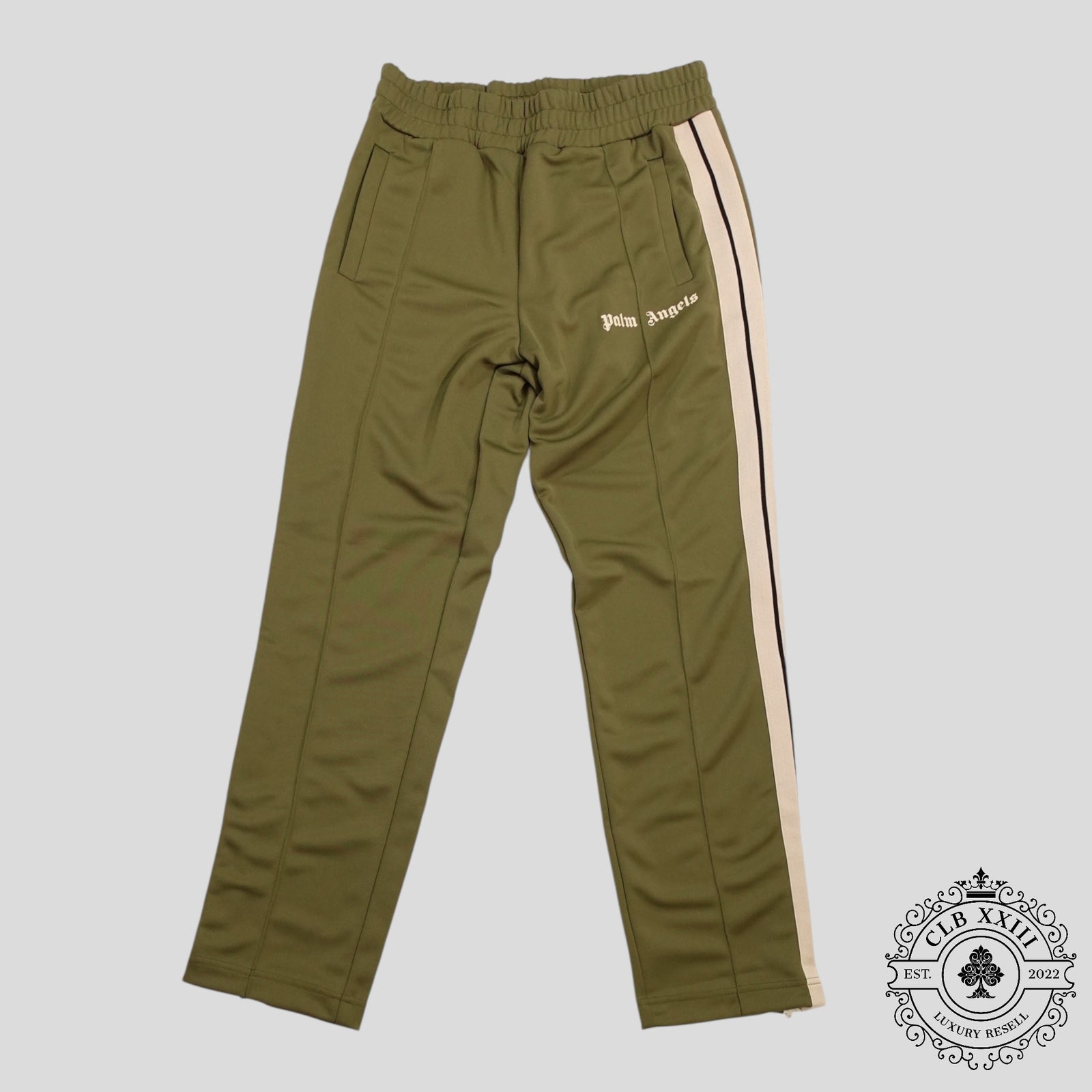 Palm Angels Classic Track Pants in Military Green
