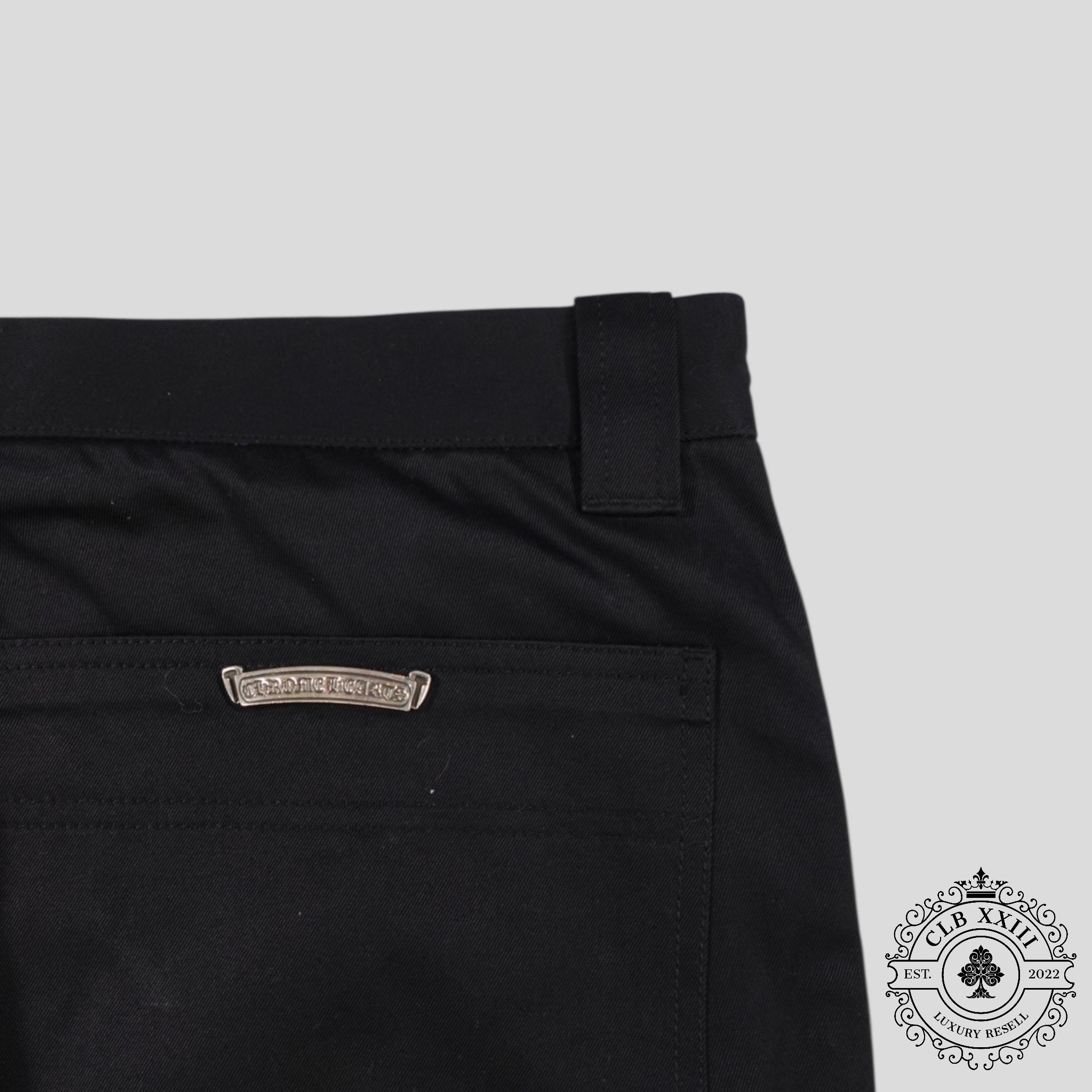 Chrome Hearts Double Knee Chino Pants in Black