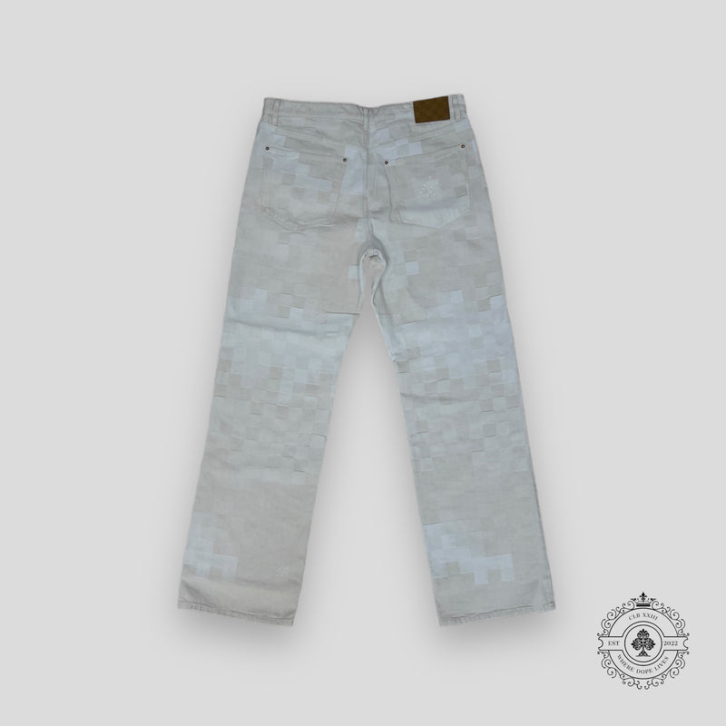 Louis Vuitton Damoflage Jacquard Denim Pants