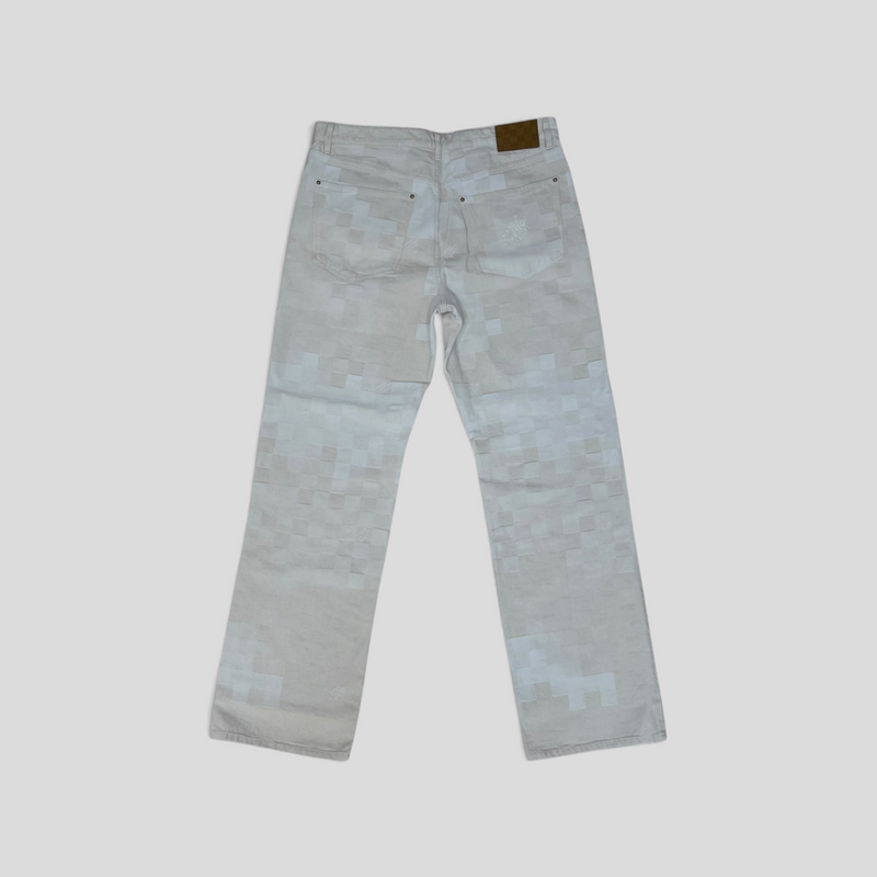 Louis Vuitton Damoflage Jacquard Denim Pants