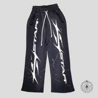 Hellstar Flame Sweatpants in Black