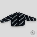 Balenciaga Faux Fur Zip-Up Hoodie in Black / White
