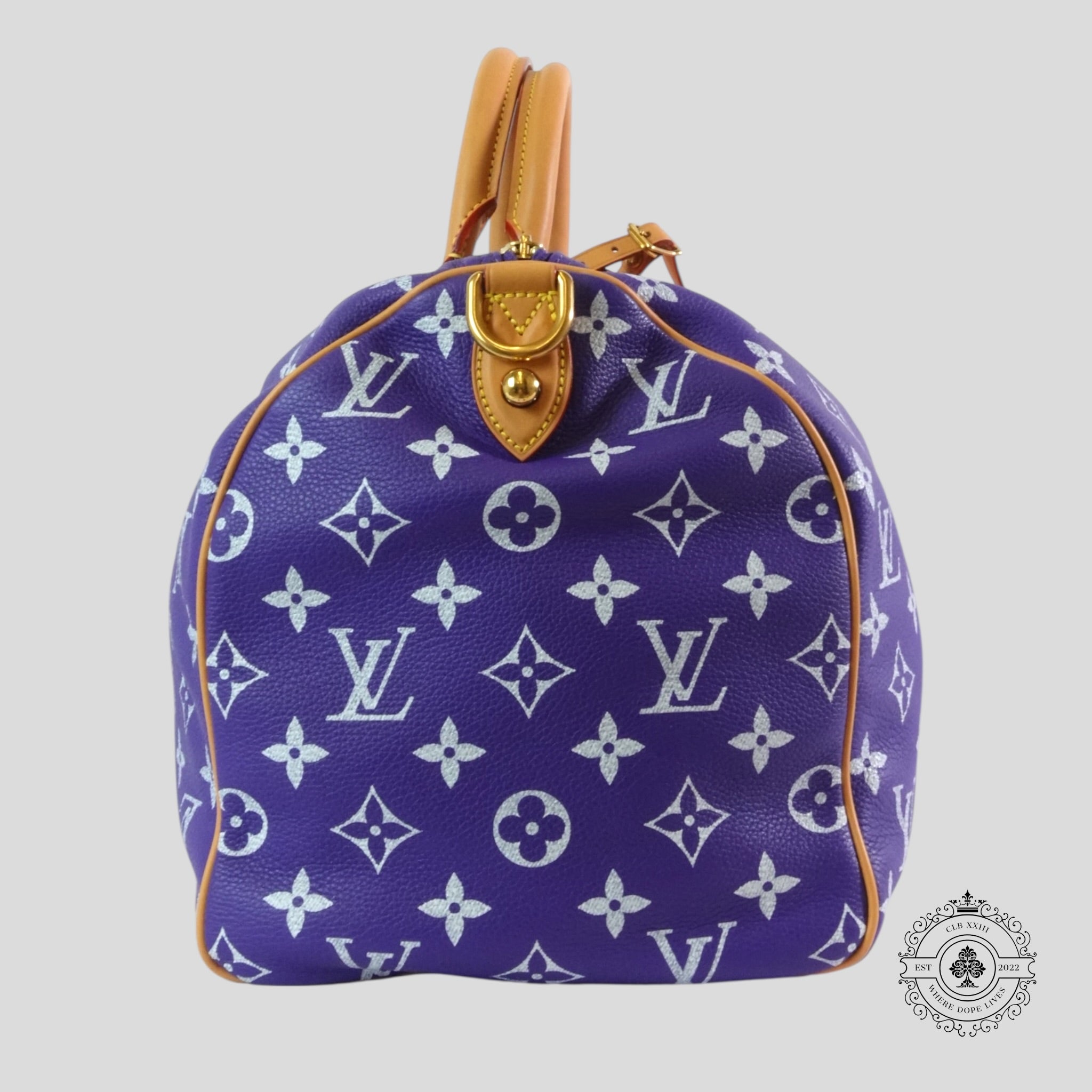 Louis Vuitton Speedy P9 Bandoulière 40 in Purple
