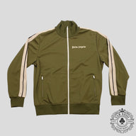 Palm Angels Classic Track Jacket in Military Green