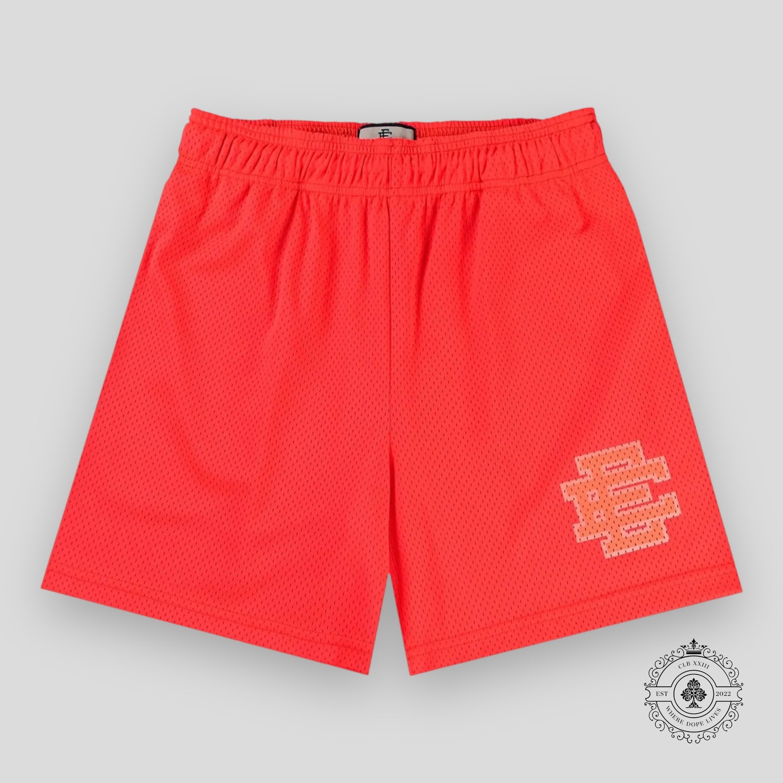 Eric Emanuel EE Basic Shorts in Fiery Coral