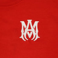 Amiri MA Logo Crewneck in Red