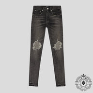 Purple Brand P002 Dirty Blowout Jeans in Grey