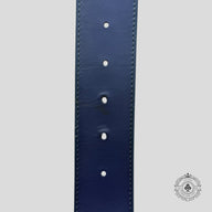 Louis Vuitton LV Initials Reversible Belt in Navy Blue