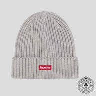 Supreme Overdyed Beanie (SS26) in Heather Grey