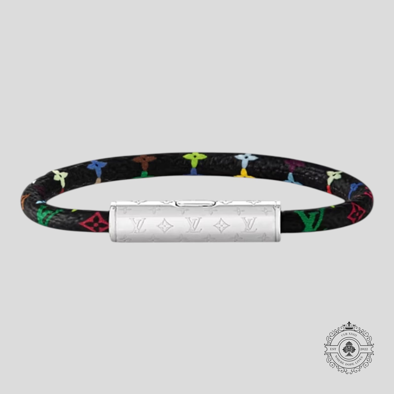 Louis Vuitton x Takashi Murakami LV Confidential Bracelet in Black