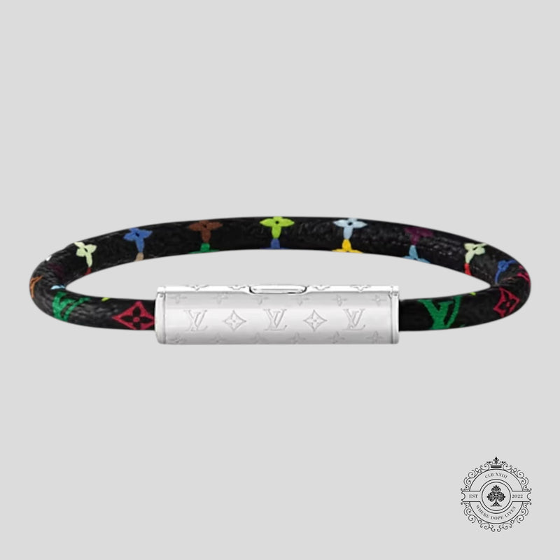 Louis Vuitton x Takashi Murakami LV Confidential Bracelet in Black
