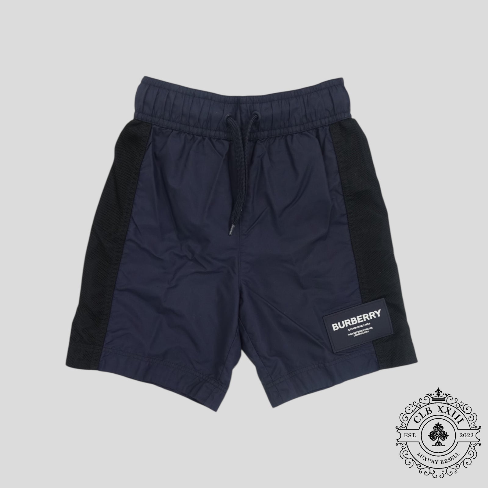 Burberry Kids Swimshorts in Navy Blue