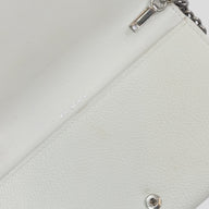 Balenciaga Chain Strap Leather Clutch