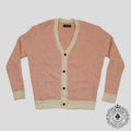 Amiri Fuzzy Wool Cardigan in Pink