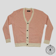 Amiri Fuzzy Wool Cardigan in Pink