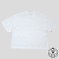Blind Love Artistic Trafficking Rhinestone T-Shirt in White/Red