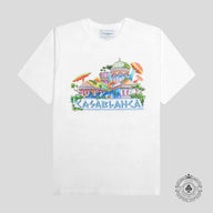 Casablanca Road to Knowledge Printed Tee in White
