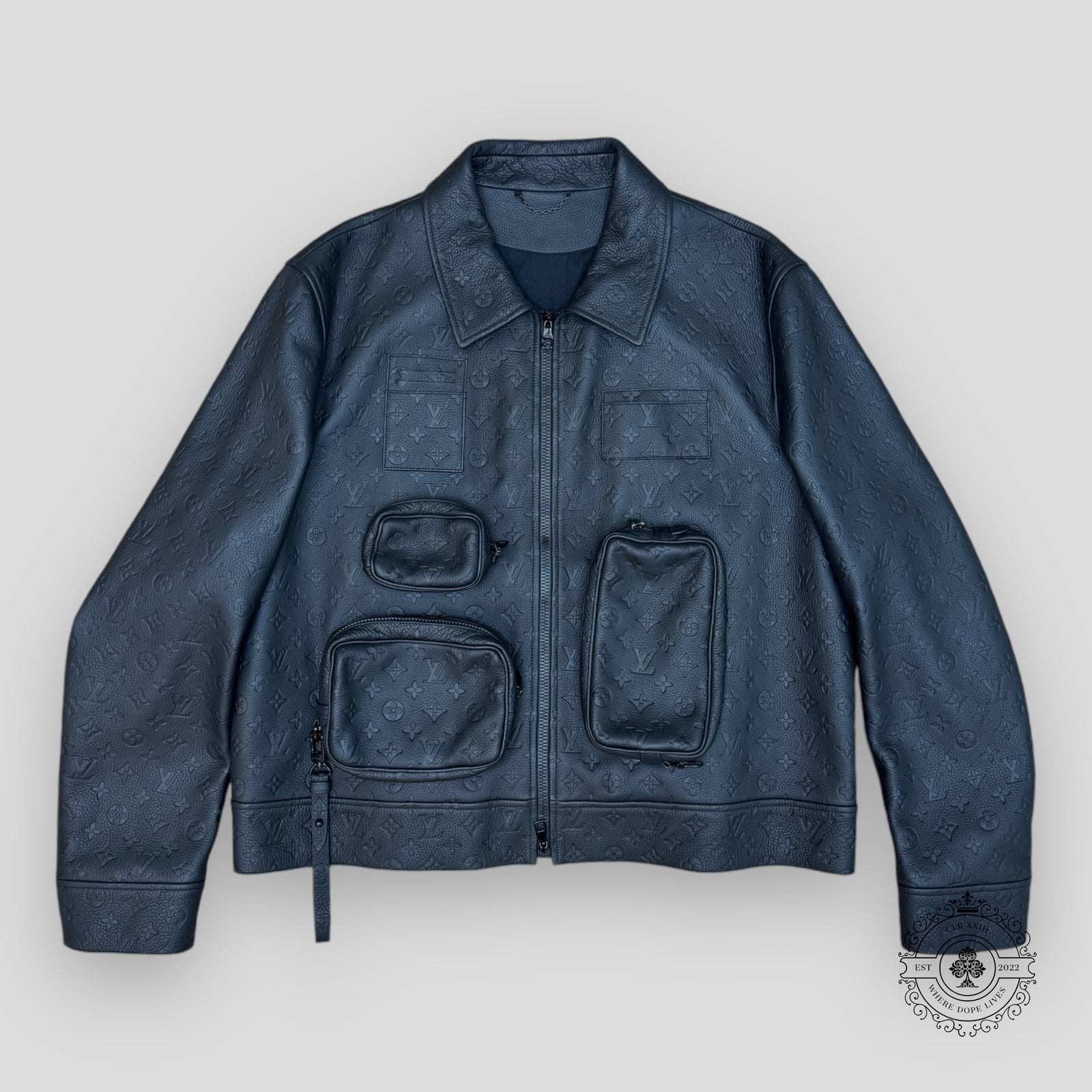 Louis Vuitton Monogram Embossed Utility Jacket