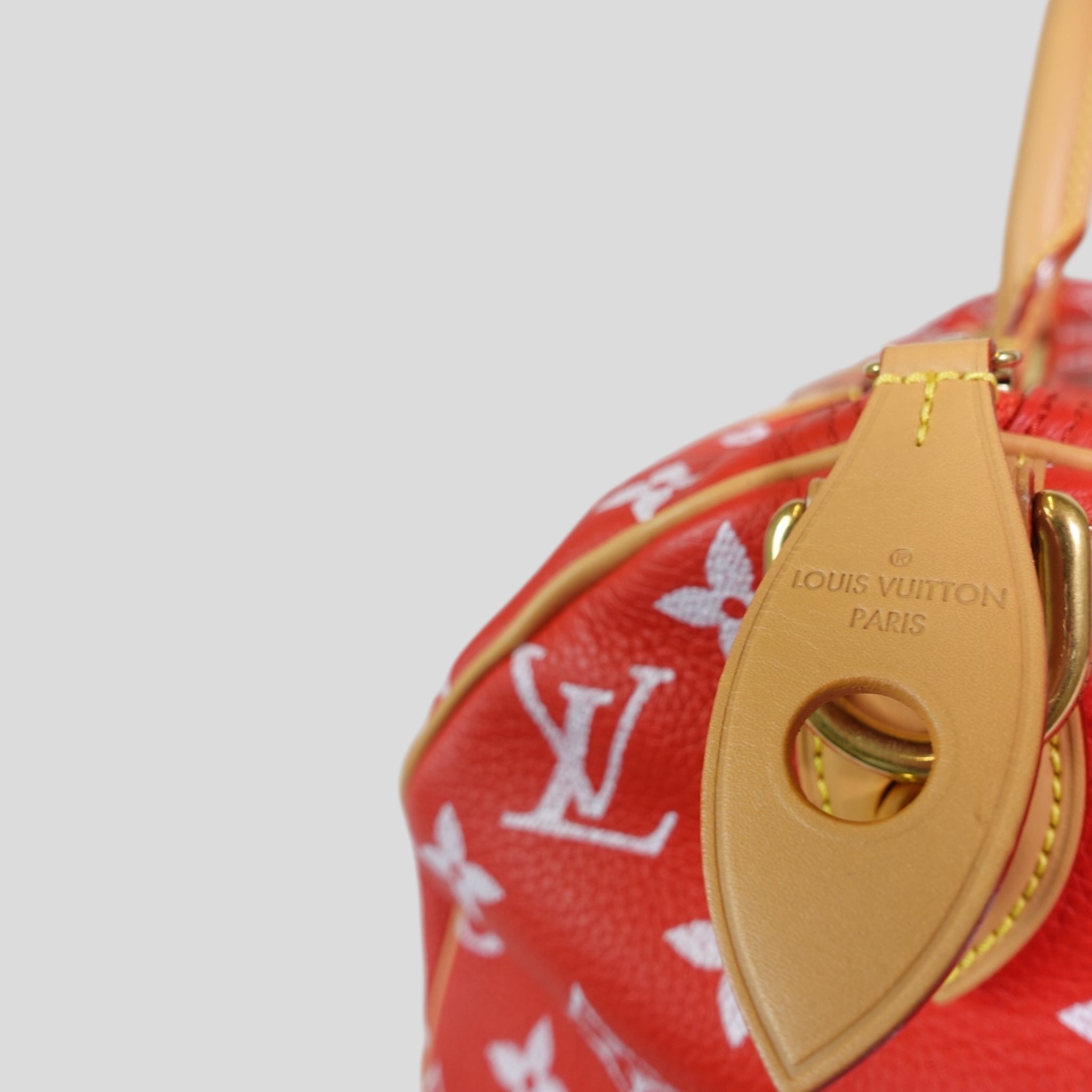 Louis Vuitton P9 Speedy Bandouliere 40 in Red